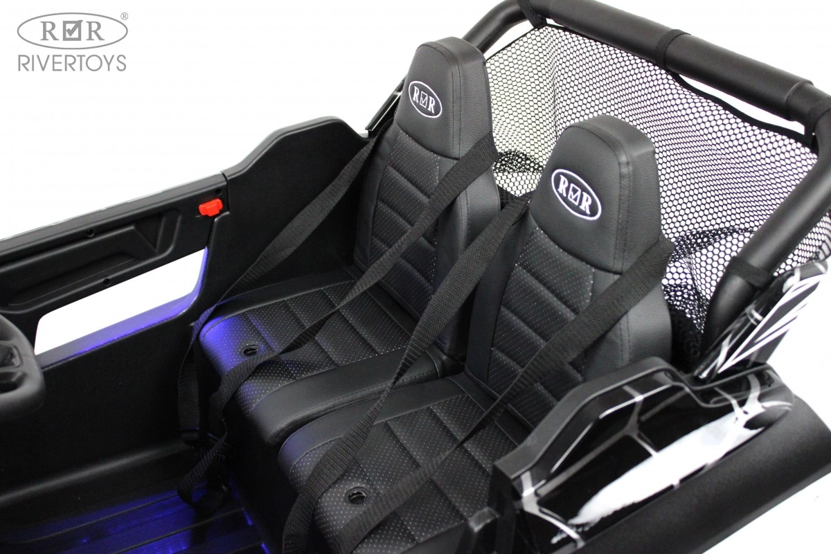 Детский электромобиль RiverToys T777TT 4WD черный Spider 9bbzvnxm5x1c3zkn2dmneyopsv93mwj2