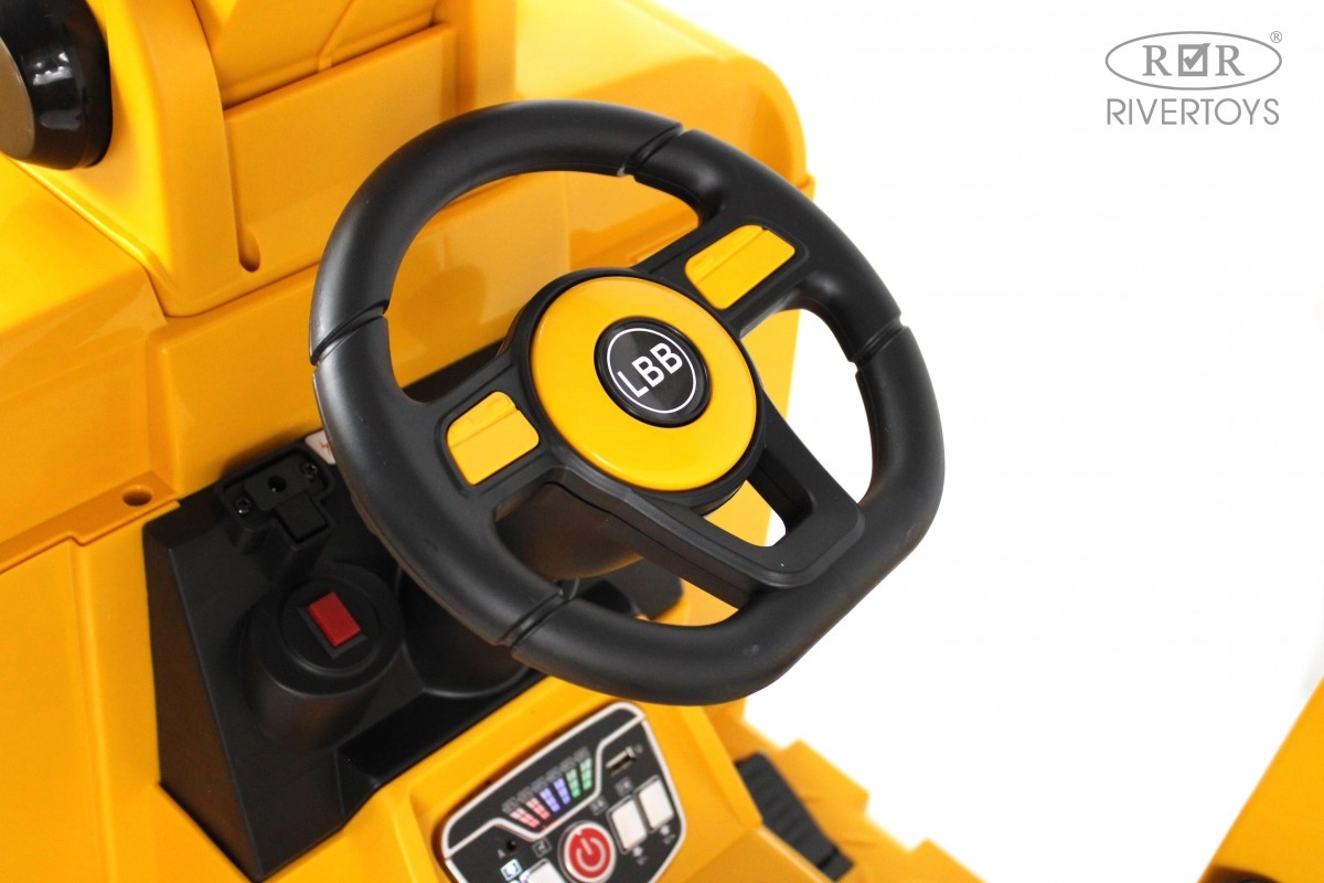 Детский электромобиль RiverToys G002GG желтый 7r2x0remm3qrxrfbob18b2ca1355t14n