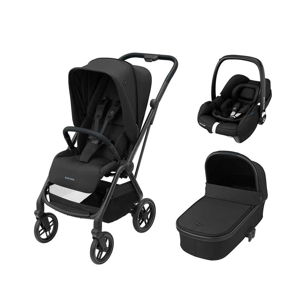 Коляска 3 в 1 Maxi-Cosi Leona CabrioFix I-Size Essential Black 730ac4344e64c0fbea1aa35b8fad2b42