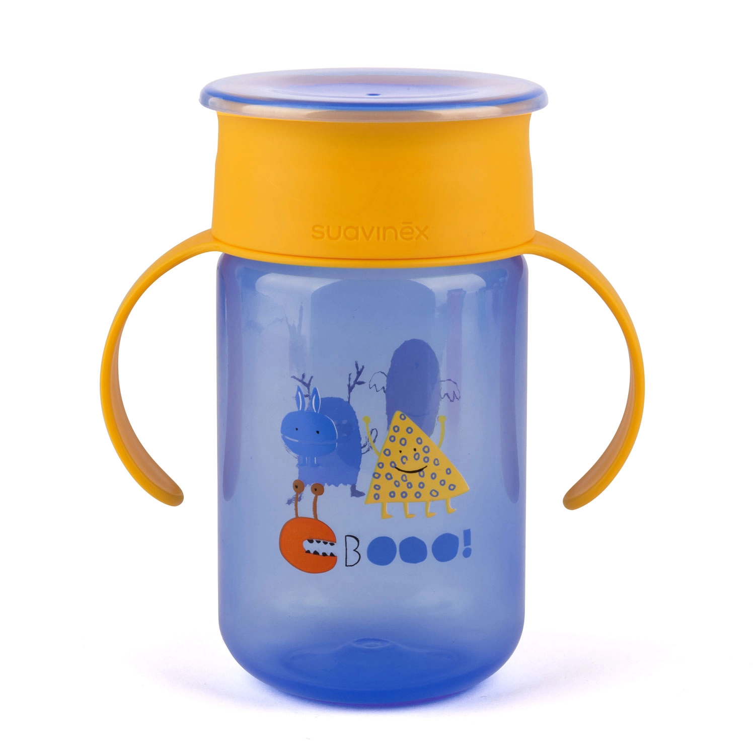 Поильник Suavinex BOOO от 12мес, тренировочный голубой 108110676-poilnik-suavinex-booo-ot-12mes-trenirovochnii-goluboi