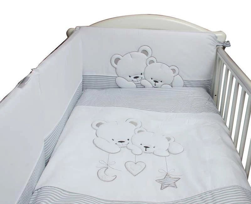Сменный комплект постельного белья Lepre Sweet Bears 3 предмета (125*65) 21 серый/полоска zbwl8fy5fv914ebfywr3mu43lqvdlcy8