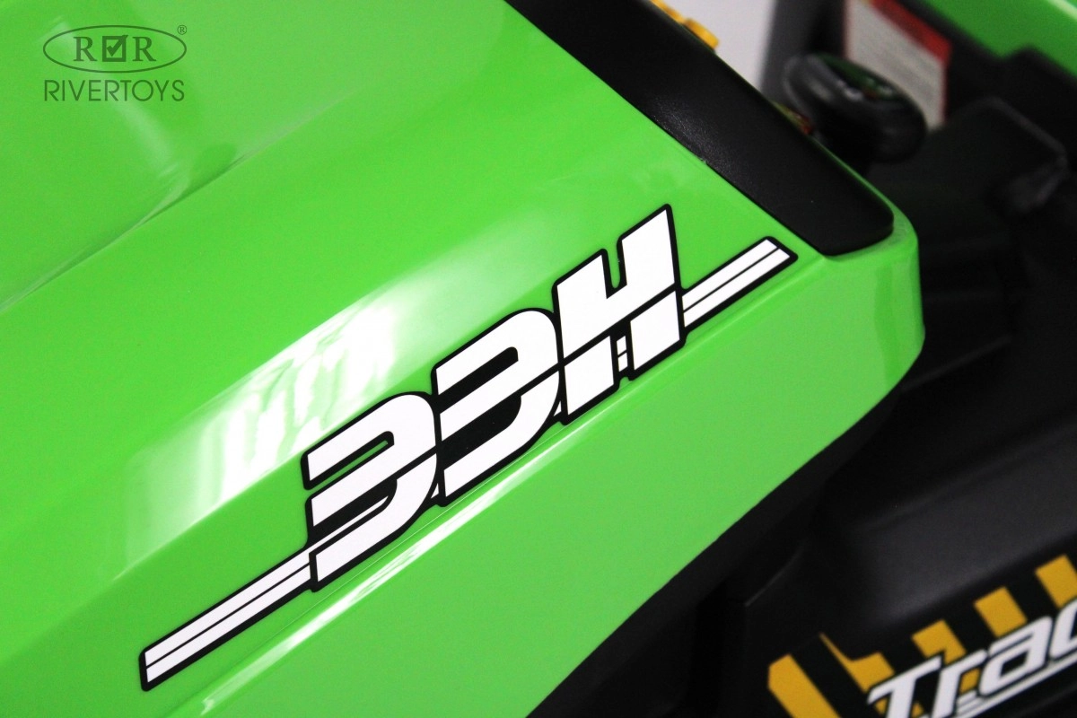 Детский электромобиль RiverToys K111KK зеленый 9ivvqysvikherst99vi5y456ro5as31l