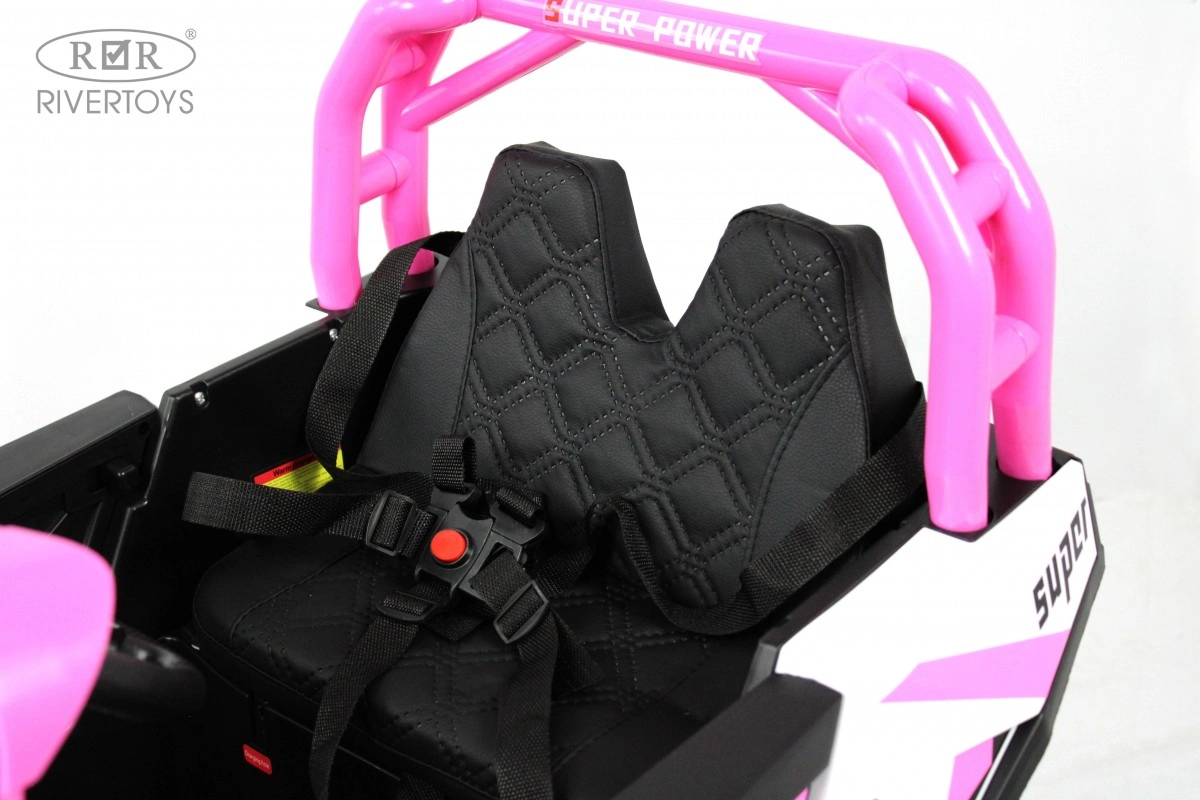 Детский электромобиль RiverToys F888FF-A розовый 6qh3qnvfx0af9sjf8ce7tijddpxle1sf