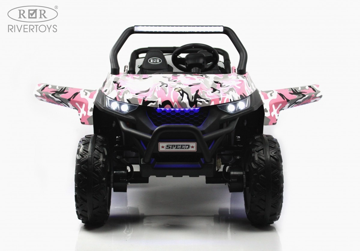 Детский электромобиль RiverToys T777TT 4WD розовый камуфляж a0dvagrc0vga1pxputp5tdccxawce3l5