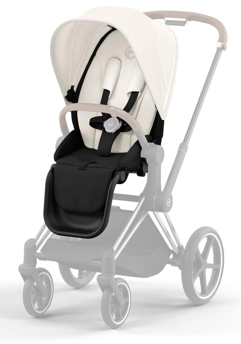 Коляска 2 в 1 Cybex Priam IV (шасси Chrome Brown) Off White z6j4zogbbxy0lrxz3snjrgx4k50eykja