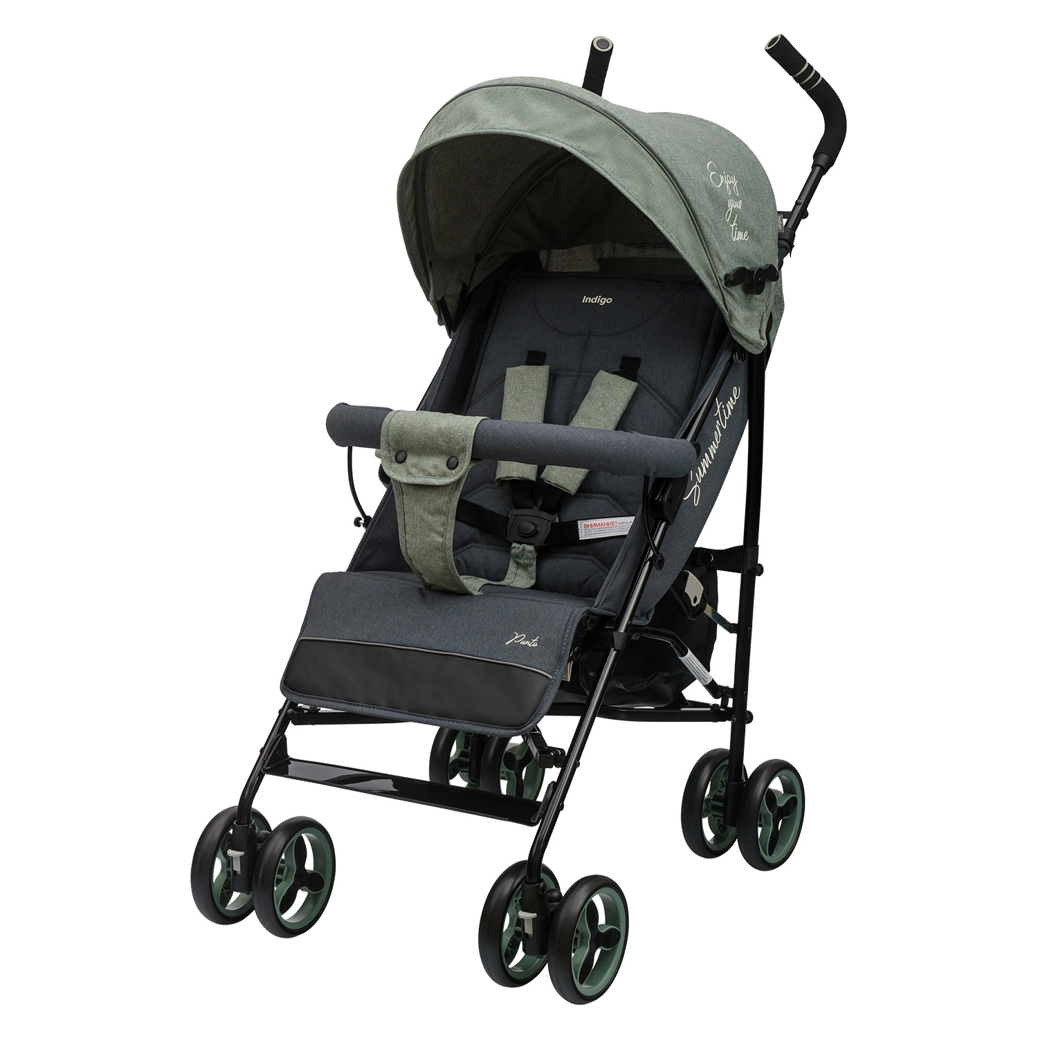 Коляска-трость INDIGO PUNTO  оливковый 10b7a189bf19dc039eb87bc86213efb6