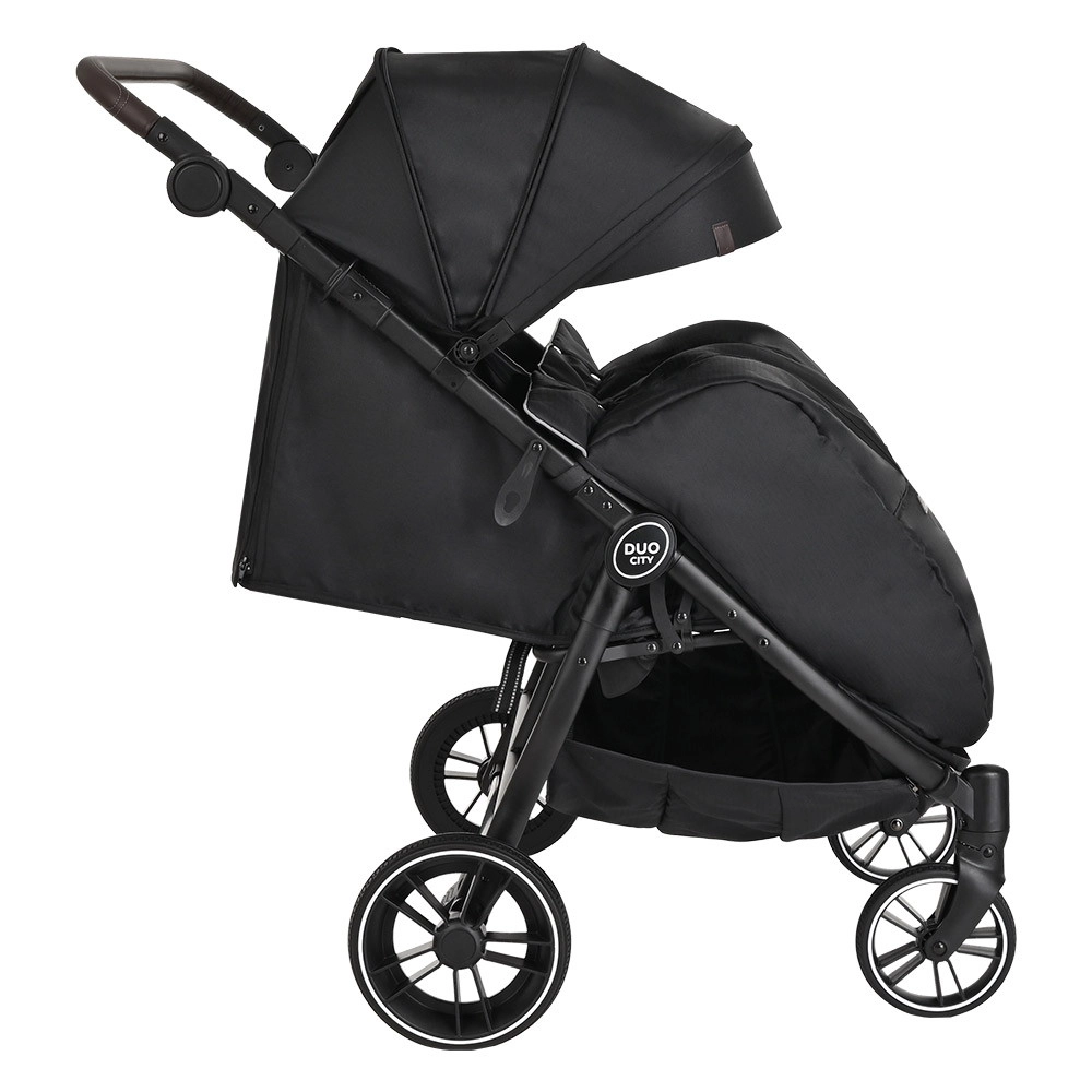 Прогулочная коляска для двойни PITUSO DUOCITY 2023 Black ydsqlgl95t40iky5lefarum76zegnd91