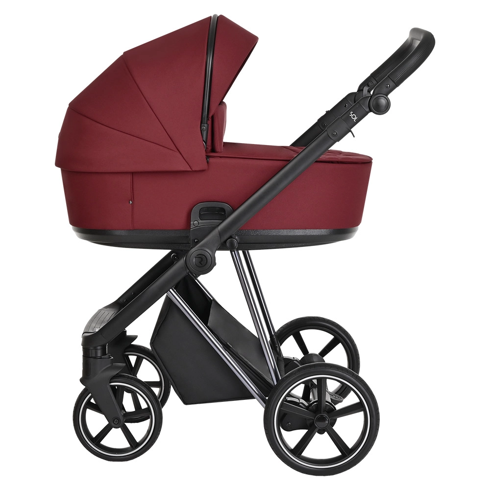 Коляска 3 в 1 Roan Sol Luxury Porto/Nikiel/руч.Черный 108134489-kolyaska-3-v-1-roan-sol-luxury-portonikielruchchernii