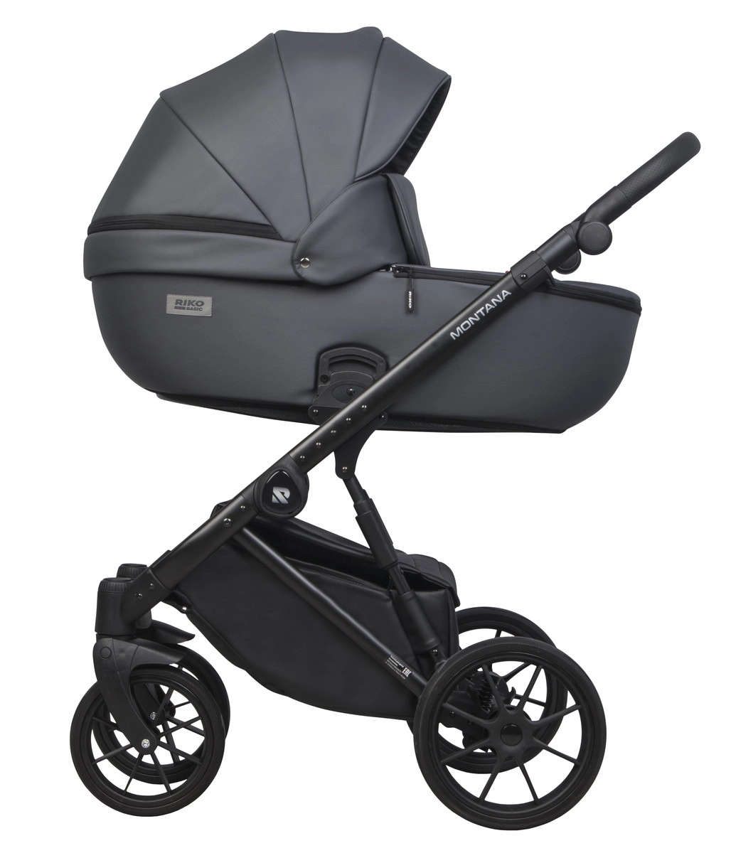 Коляска 3 в 1 RIKO BASIC MONTANA ECCO 24 Graphite (графит) ym1x6q6142xkjnpkmqeigg4fuzmd1jma