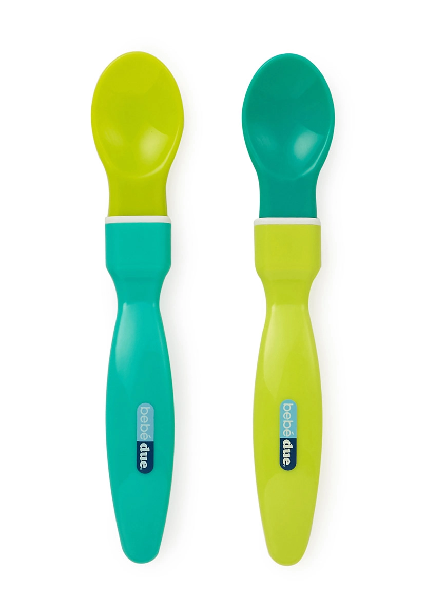 Набор силиконовых ложечек для начала прикорма Bebe Due 2 шт. в упак. С 4 месяцев. салатовый-зеленый 108101123-nabor-silikonovih-lozhechek-dlya-nachala