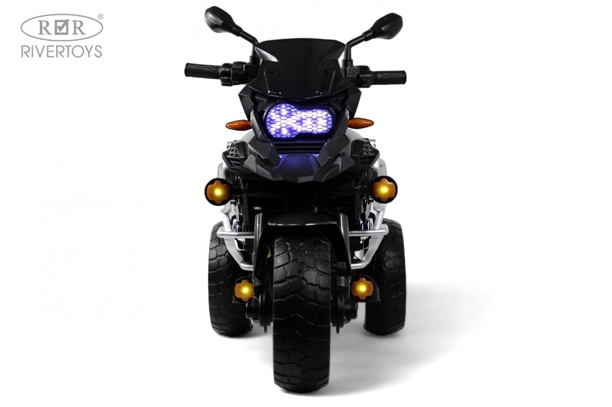 Детский электромотоцикл RiverToys М008БХ серый mv7orgogd02lt7sl6wgdf17wtmek5i6w