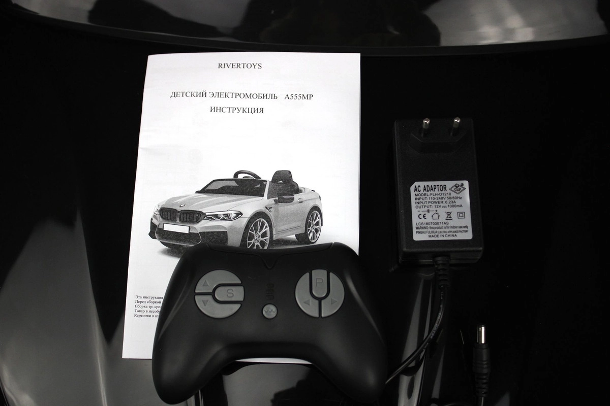 Детский электромобиль RiverToys BMW M5 Competition A555MP черный qkvvg7jcyrwbkvocxr1h6str7vgevb5y