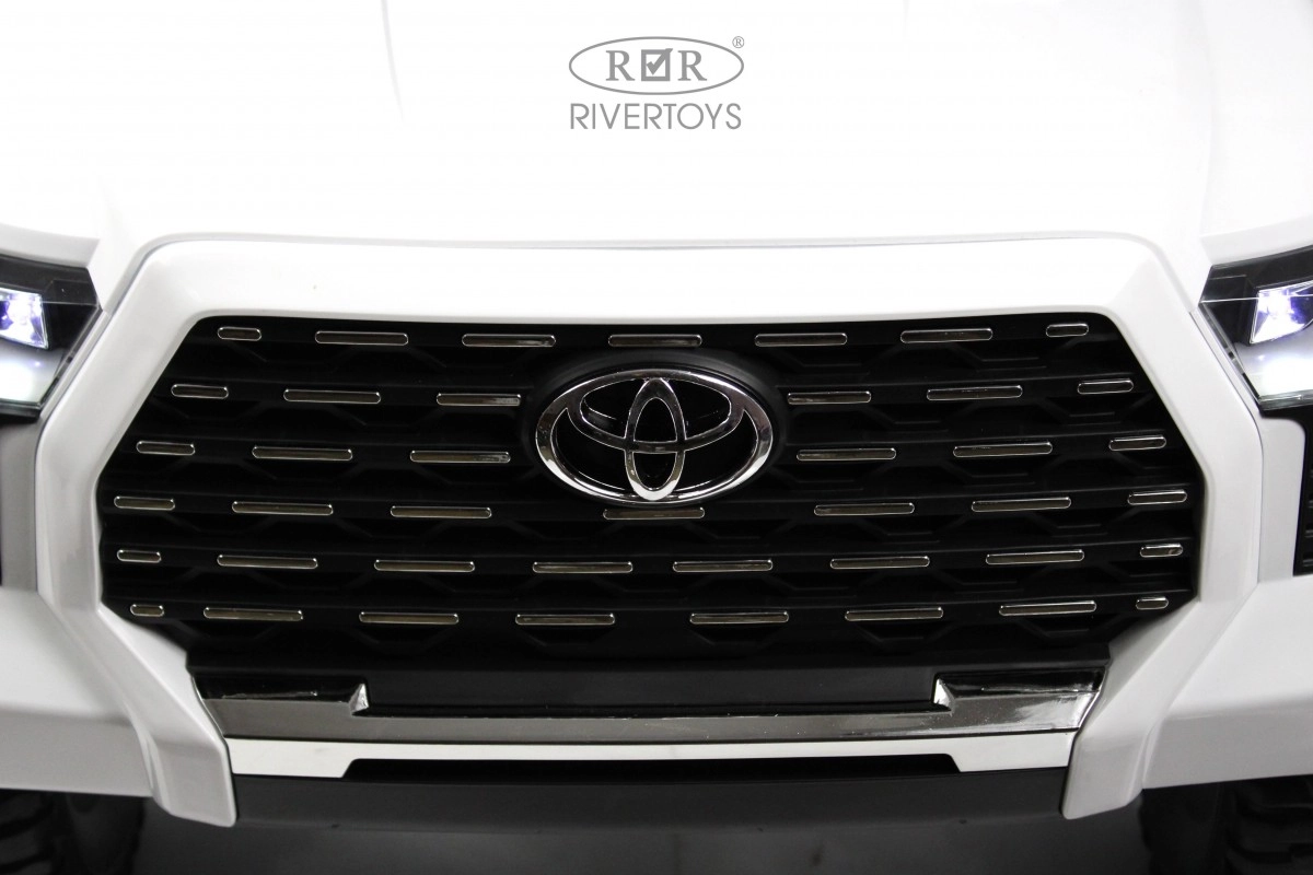 Детский электромобиль RiverToys Toyota Tundra G444GG белый op00rq1ott06n8ec7snooia2tx53mlgb