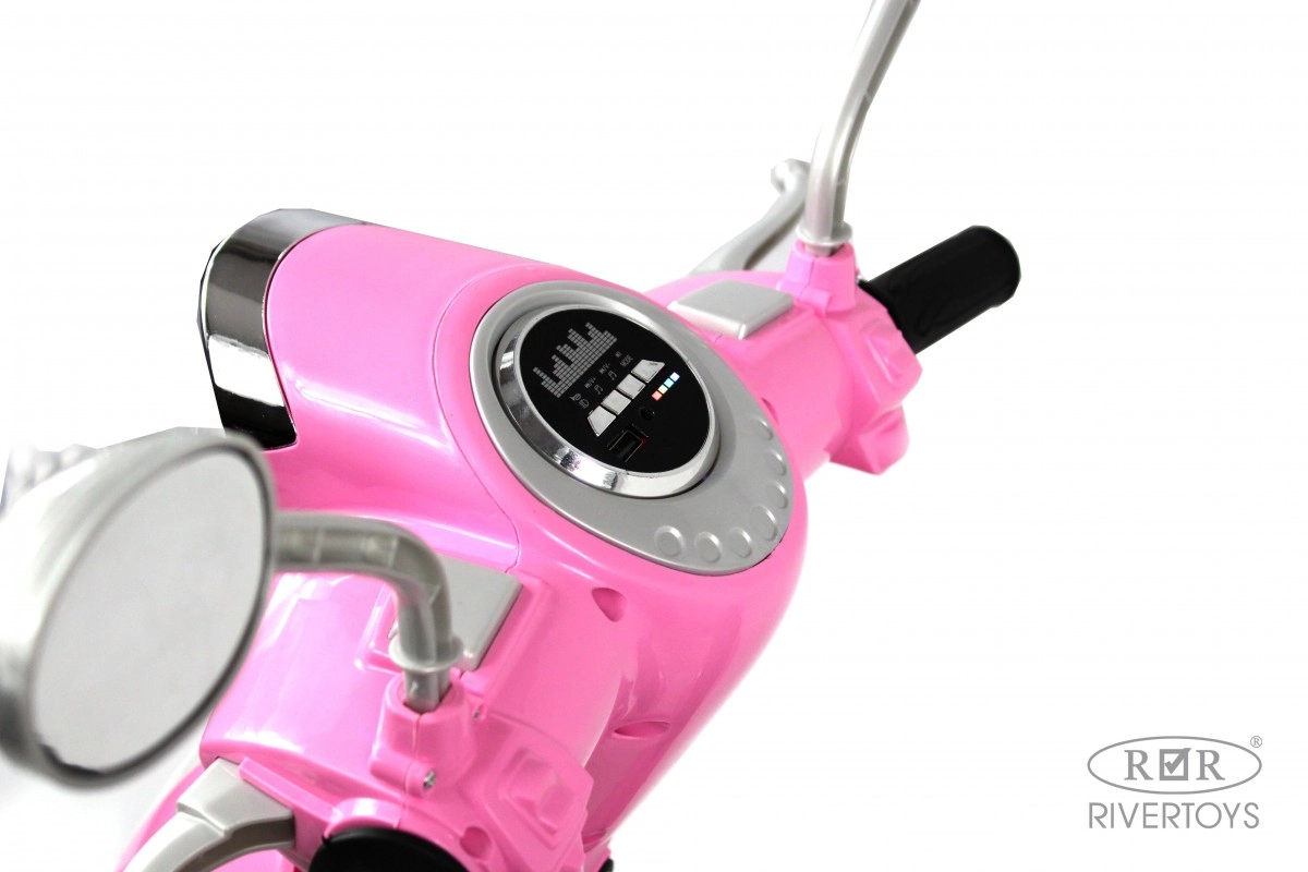 Детский электромотоцикл RiverToys Z222ZZ розовый gs1shotq5gjonjhwh30j6cieo90m9n73