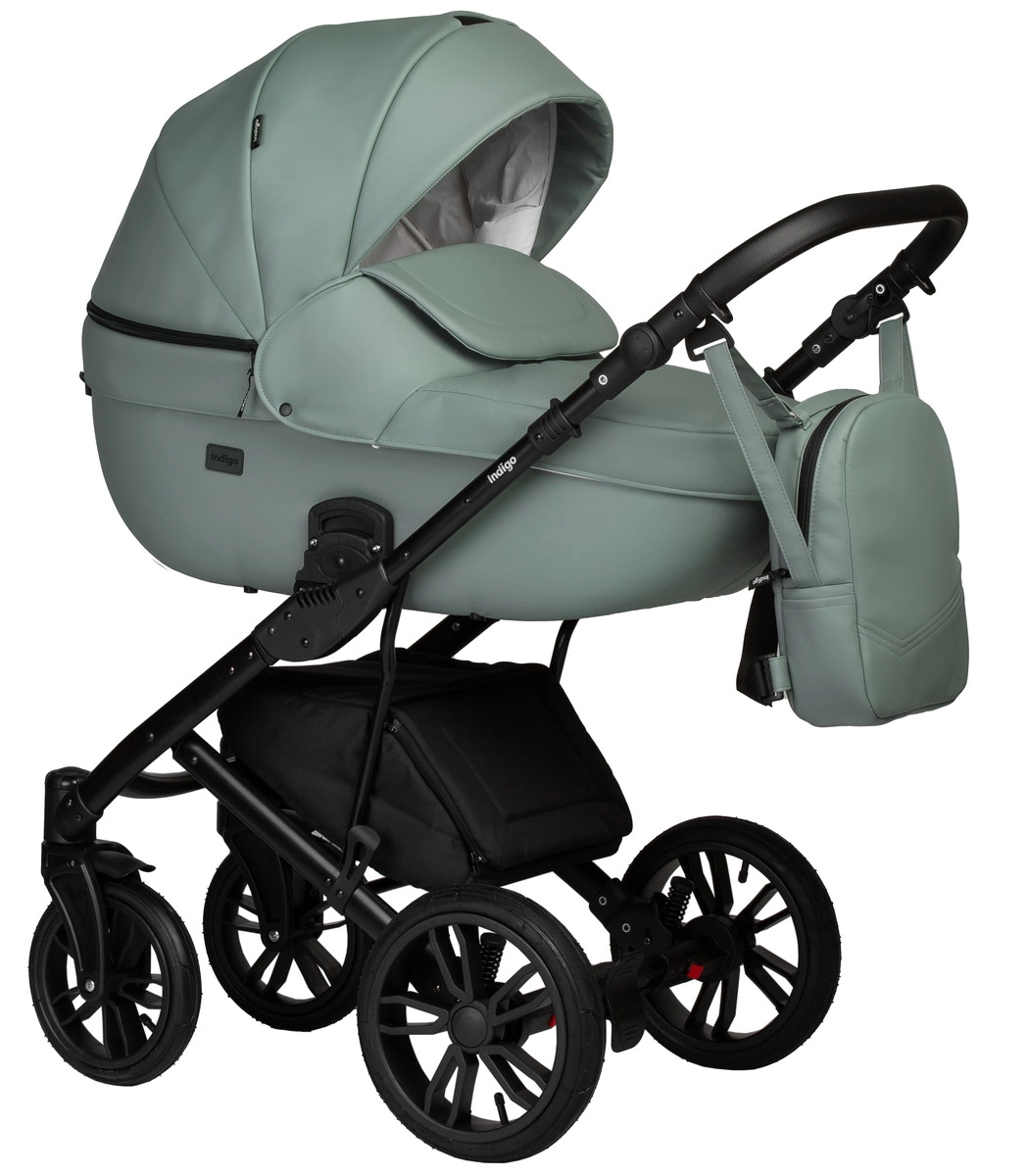 Детская коляска Indigo Mio Eco 2 в 1 (03 (шалфей кожа))