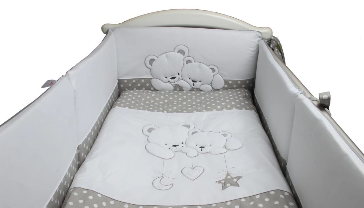 Комплект постельного белья Lepre Sweet Bears 6 предметов (125*65) 23 серый/горох 3xwww0vfklwzhcgvzi98c9wdbs6re07z