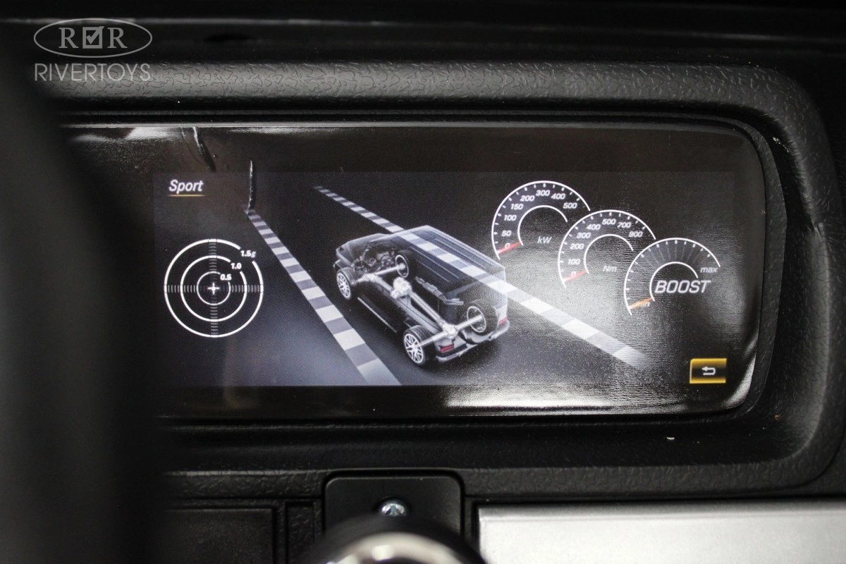 Детский электромобиль RiverToys Mercedes-AMG G63 (S307) черный puiaapzp2ii64b4b02gwmvl9czrlgrnb