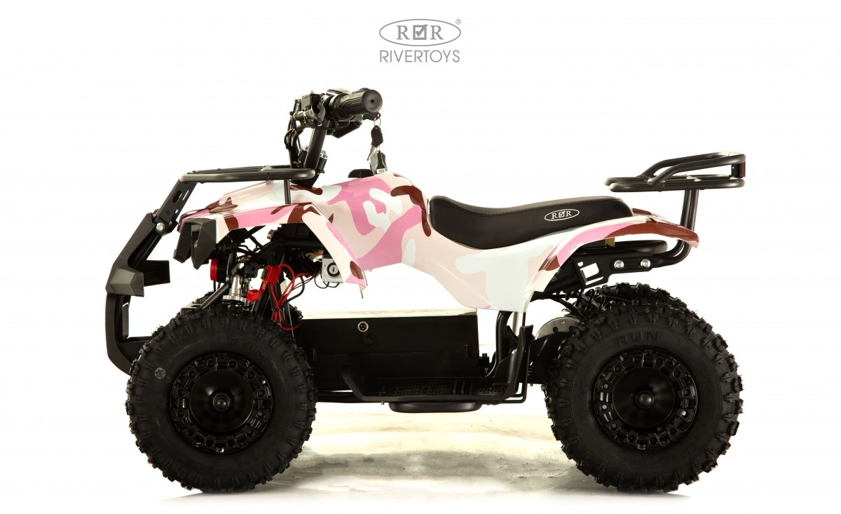 Детский электроквадроцикл RiverToys TIKI розовый камуфляж ar7d8za3kycahehhzrbm1ciwwa71zz6n