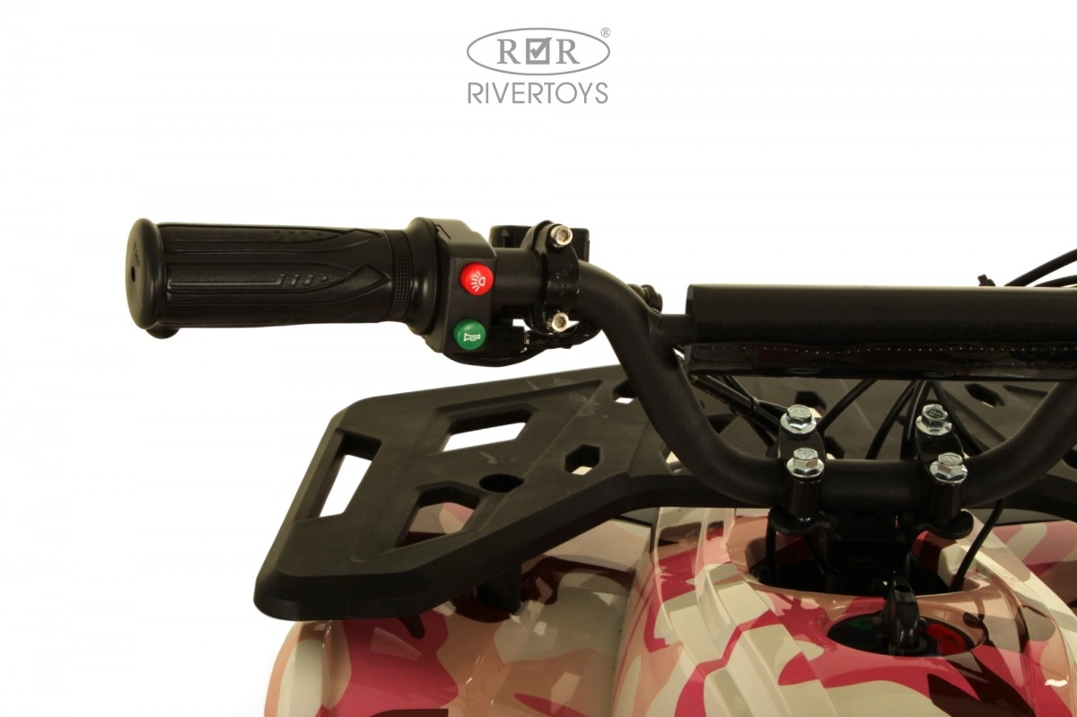 Детский электроквадроцикл RiverToys MIKA розовый камуфляж noaw025ehu7804jb7g93ktk67grqkvj2
