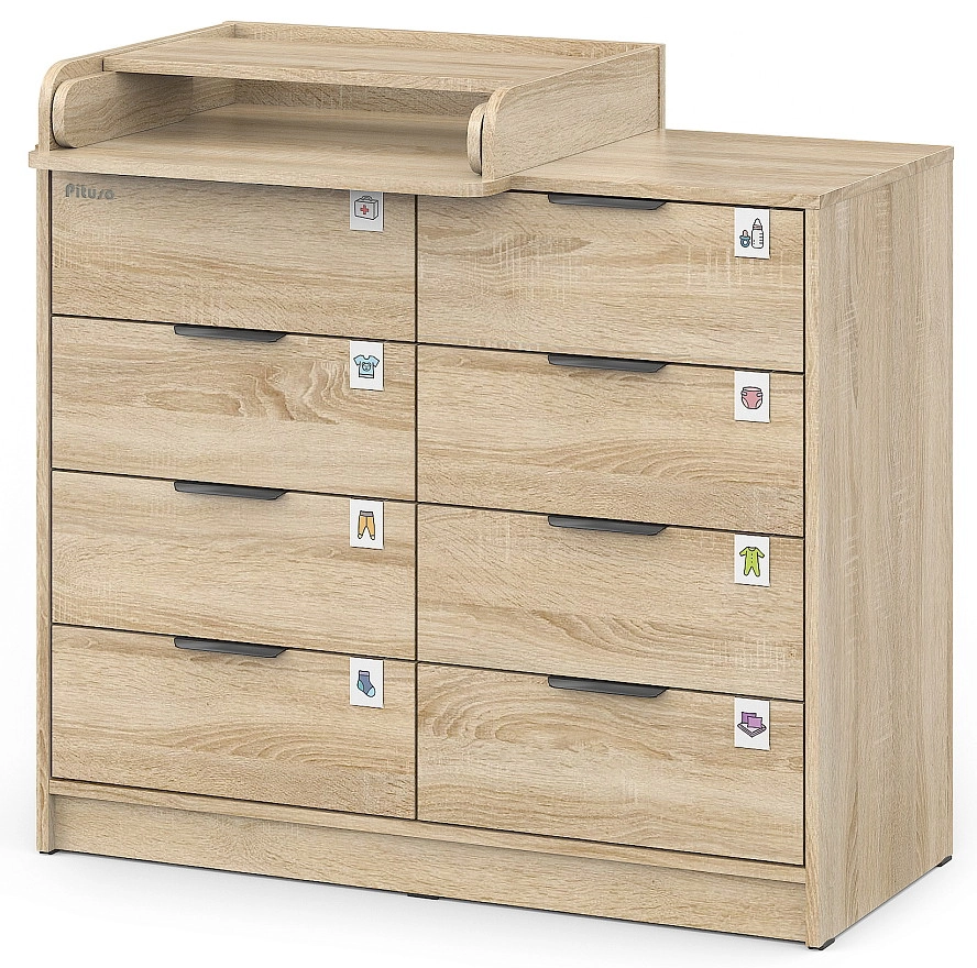Комод Pituso Kids Optimum ЛДСП Дуб сонома jltzec3y2zg4d710ooarpwhslht1rewv