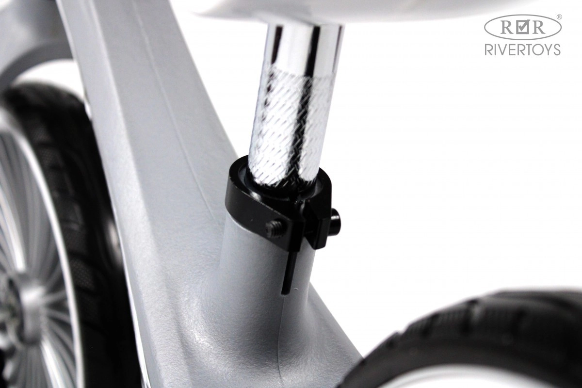 Детский беговел RiverToys HB-007-14 серый 8ijy4vn18vkb301mihk6xlmn8ljpptdf