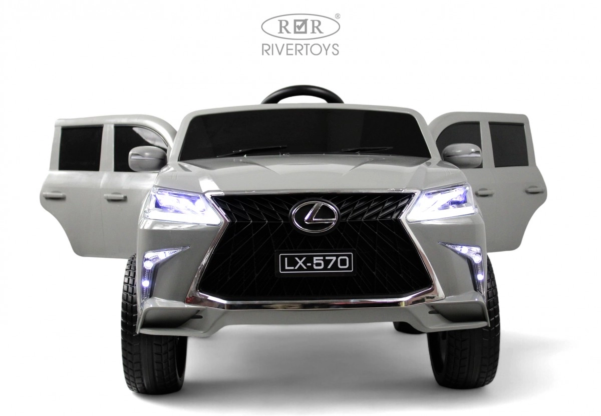Детский электромобиль RiverToys Lexus 570 E555EE серый cqfa2nbja3687v3lpdvvm9mi3v9104nk