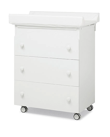 Пеленальный комод с ванночкой Erbesi Sonia белый a7c4d21b3c98f511b2ee9298645c70bf