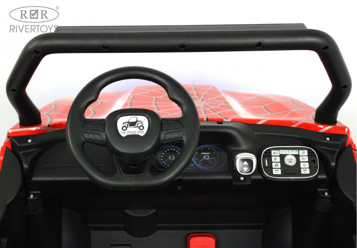 Детский электромобиль RiverToys T777TT 4WD красный Spider domwpof6n585r5b4crj6ie0jt2itwisj