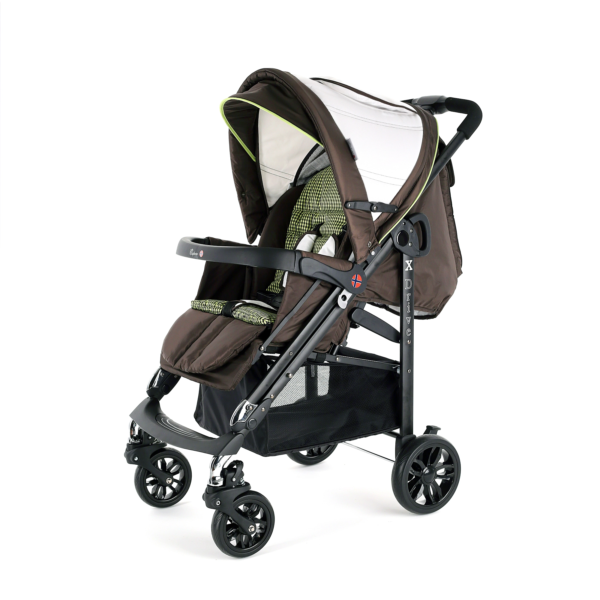 Прогулочная коляска Esspero X-Drive  (Amber Black Checker)