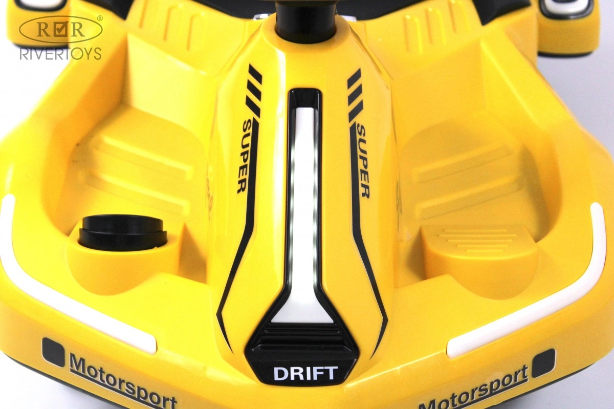 Детский электромобиль RiverToys K009PX желтый oq2xfv22osoo7r129q9z6s0y13bjhm7n