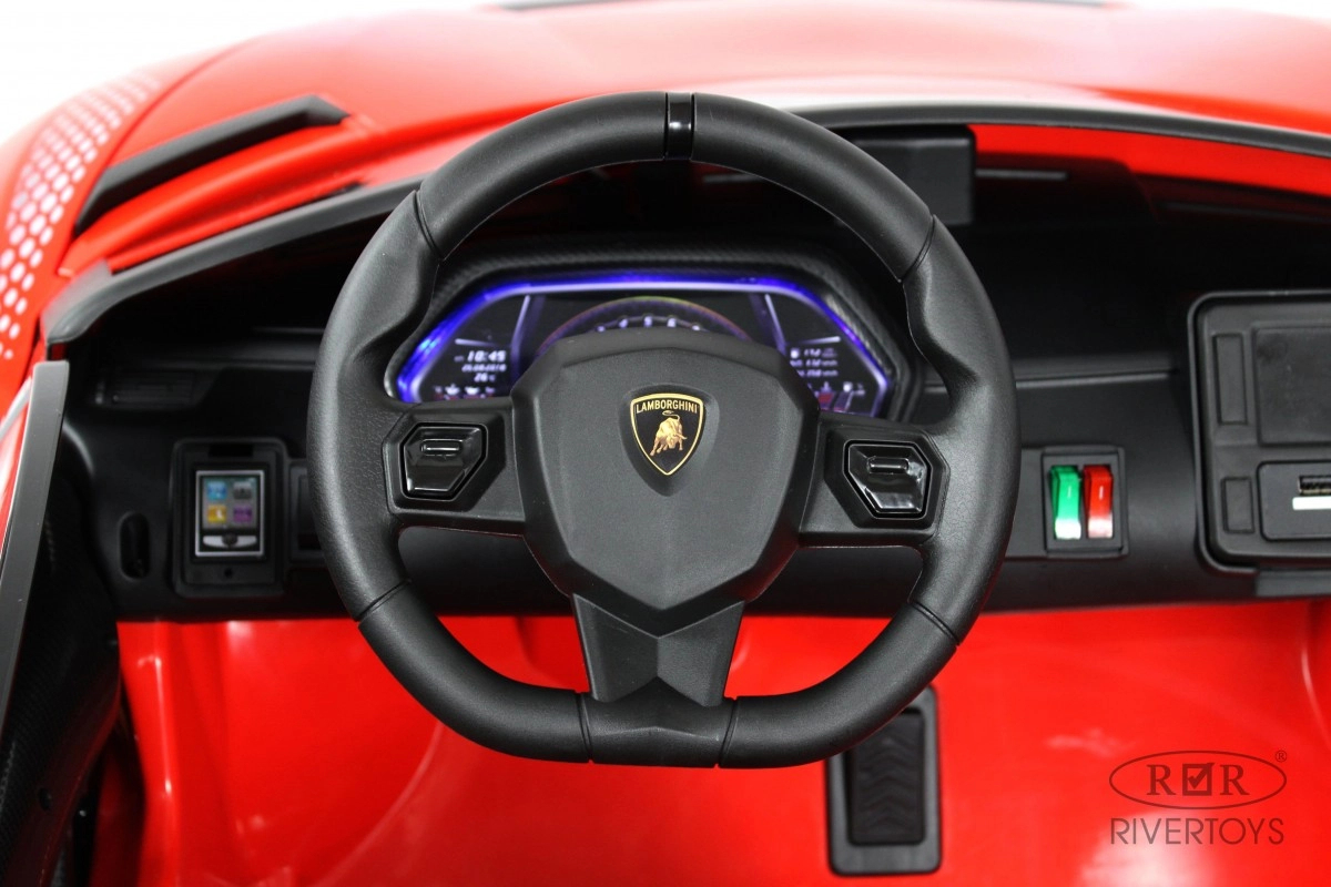 Детский электромобиль RiverToys K999PX красный 0lx1nvsre1ivpb8kfizwsjksakwbe3mf