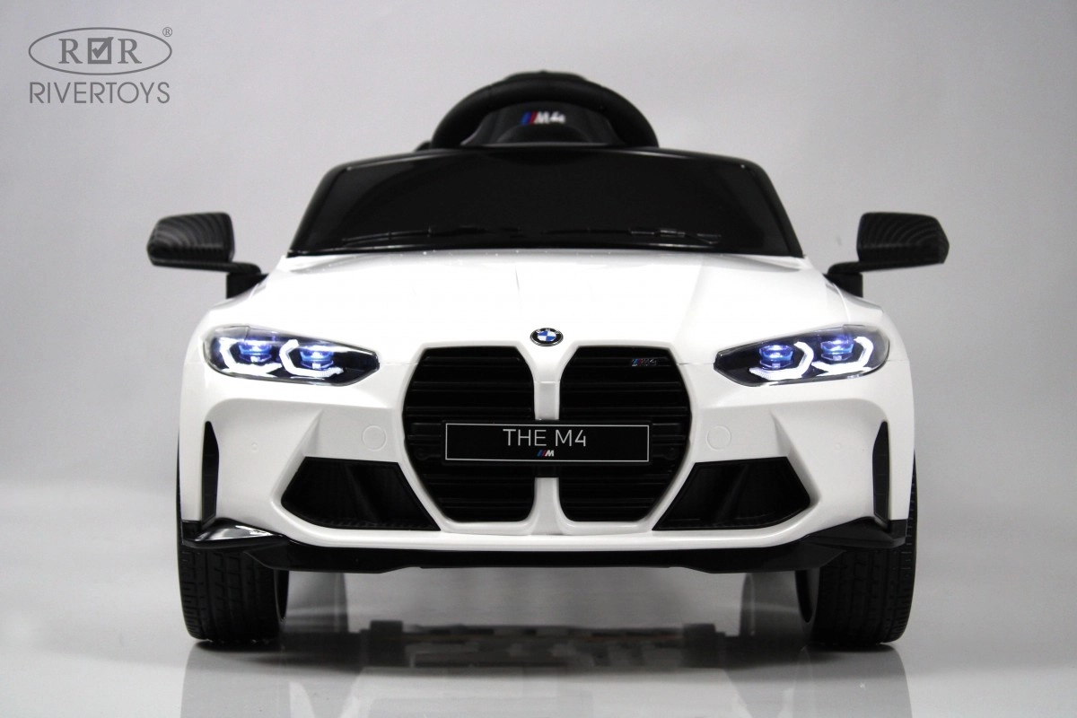 Детский электромобиль RiverToys BMW M4 A004AA белый vhi736bpmn2nvryfumbr9al86e8sbmey