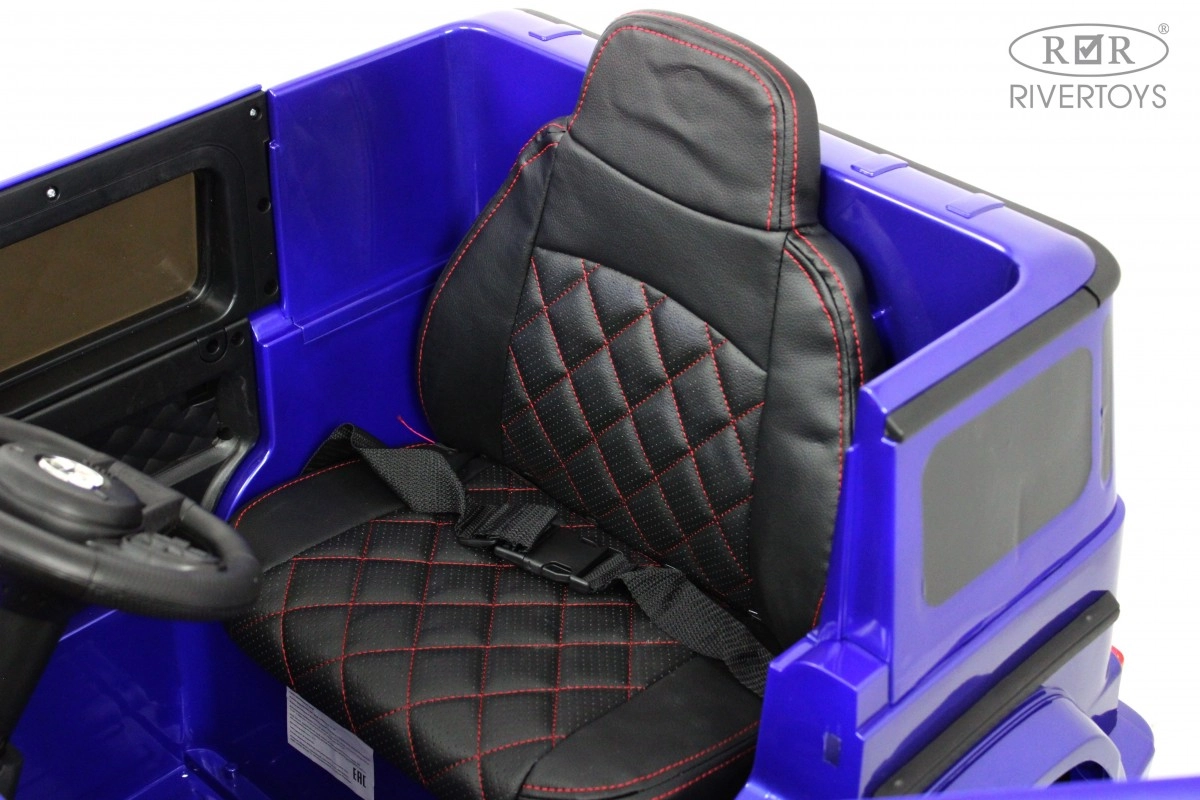 Детский электромобиль RiverToys Mercedes-AMG G63 K999KK синий глянец mtajn83yarc7m7ce8dgooh76lc13w956