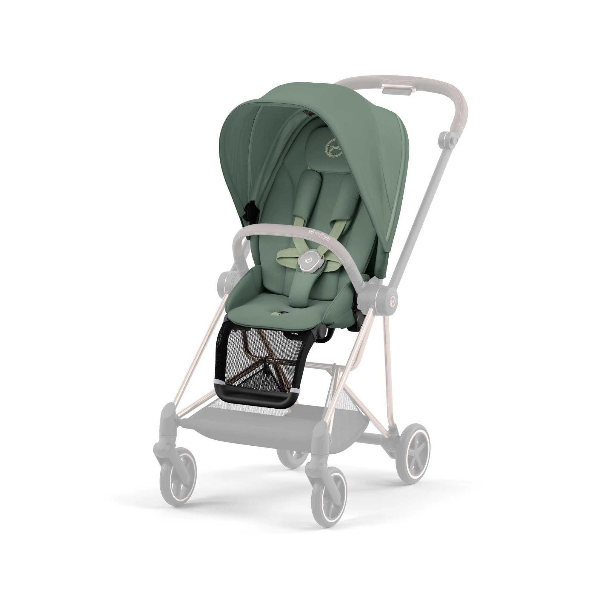 Cybex Mios V3 прогулочная коляска Leaf Green, Rose Gold доп5