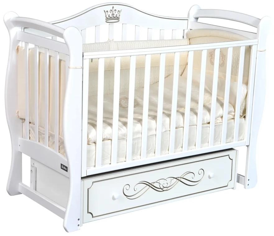 Детская кроватка Bellini Stella (универсальный маятник) белый cifrtgiwhneu9ivhyoy3ocm1bfp501iz
