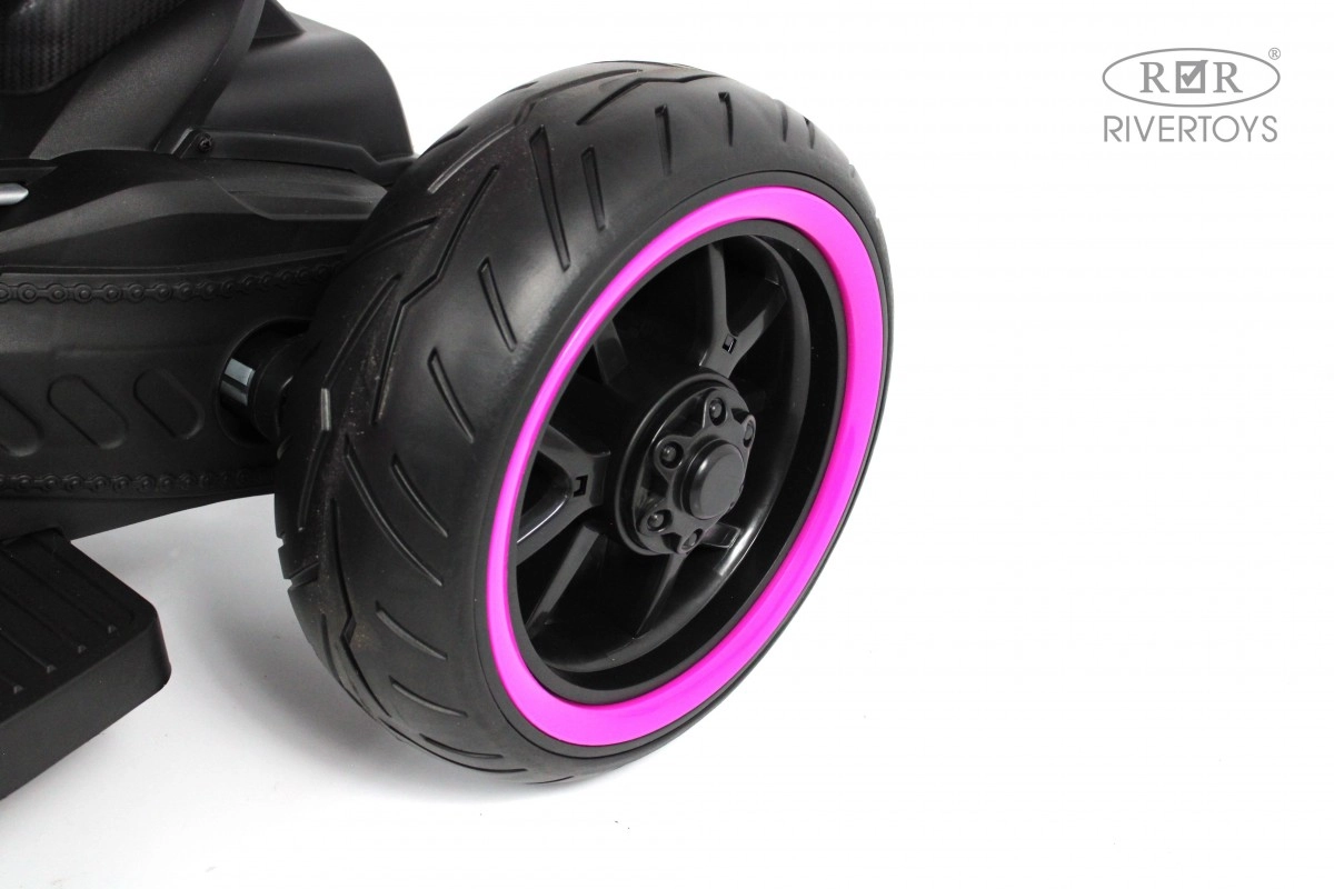Детский электромотоцикл RiverToys C005MC розовый 8my6rjeiwykbduw5o0yib1f6smpce3r0