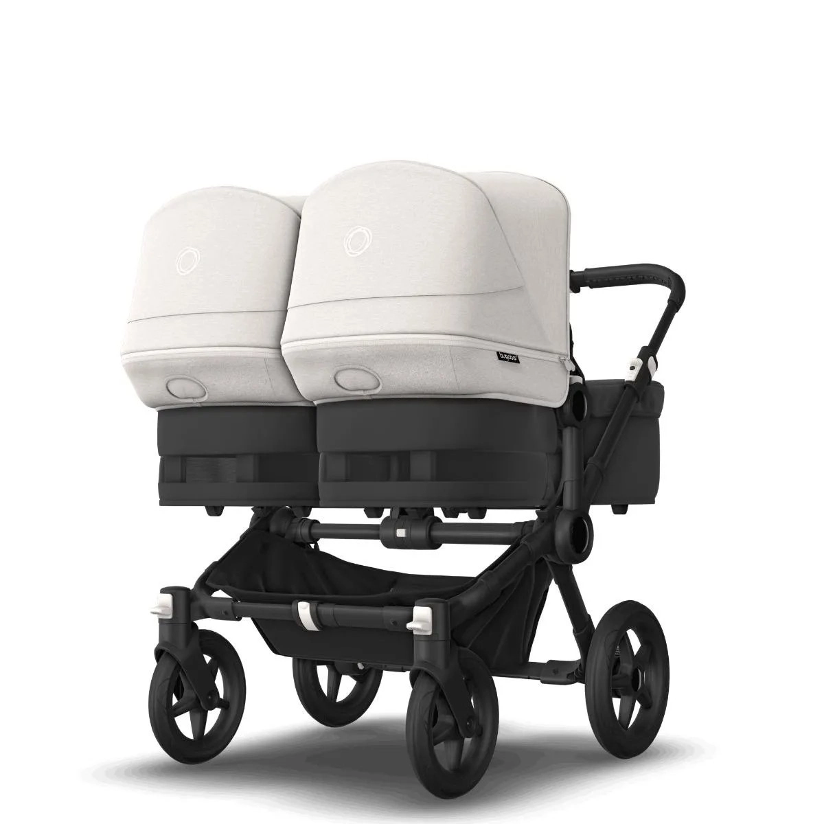 Коляска для двойни 2 в 1 Bugaboo Twin Donkey 5 (Black/Midnight Black/Misty White)
