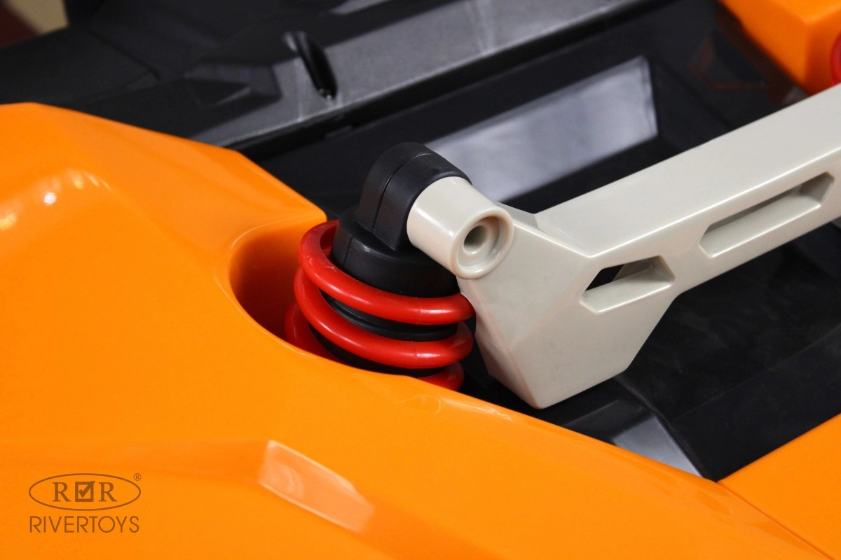 Детский электромобиль RiverToys E001EE оранжевый ki6vlwbrehg4dhneulnbcxic3zgzdnhz