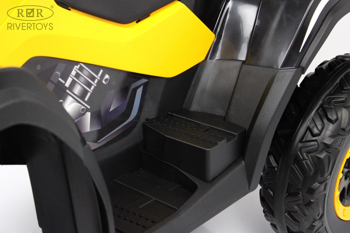 Детский квадроцикл RiverToys T001TT 4WD желтый 9o2moxe64vejnfe6jf3beky3xufj9aam