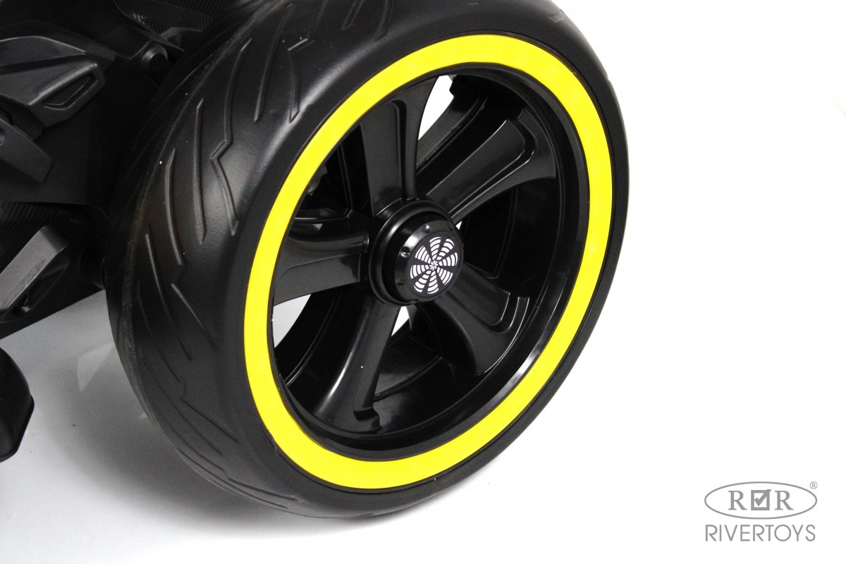 Детский электромотоцикл RiverToys М777БХ желтый vpq7bfpkhegk9nslfmixltqucdpns5sw
