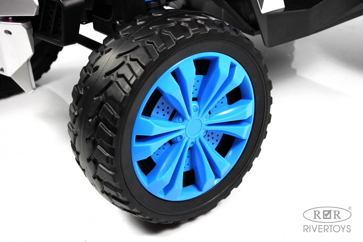 Детский электромобиль RiverToys F888FF синий z9nt3haniipqauzh858hztkwb1c0k55q
