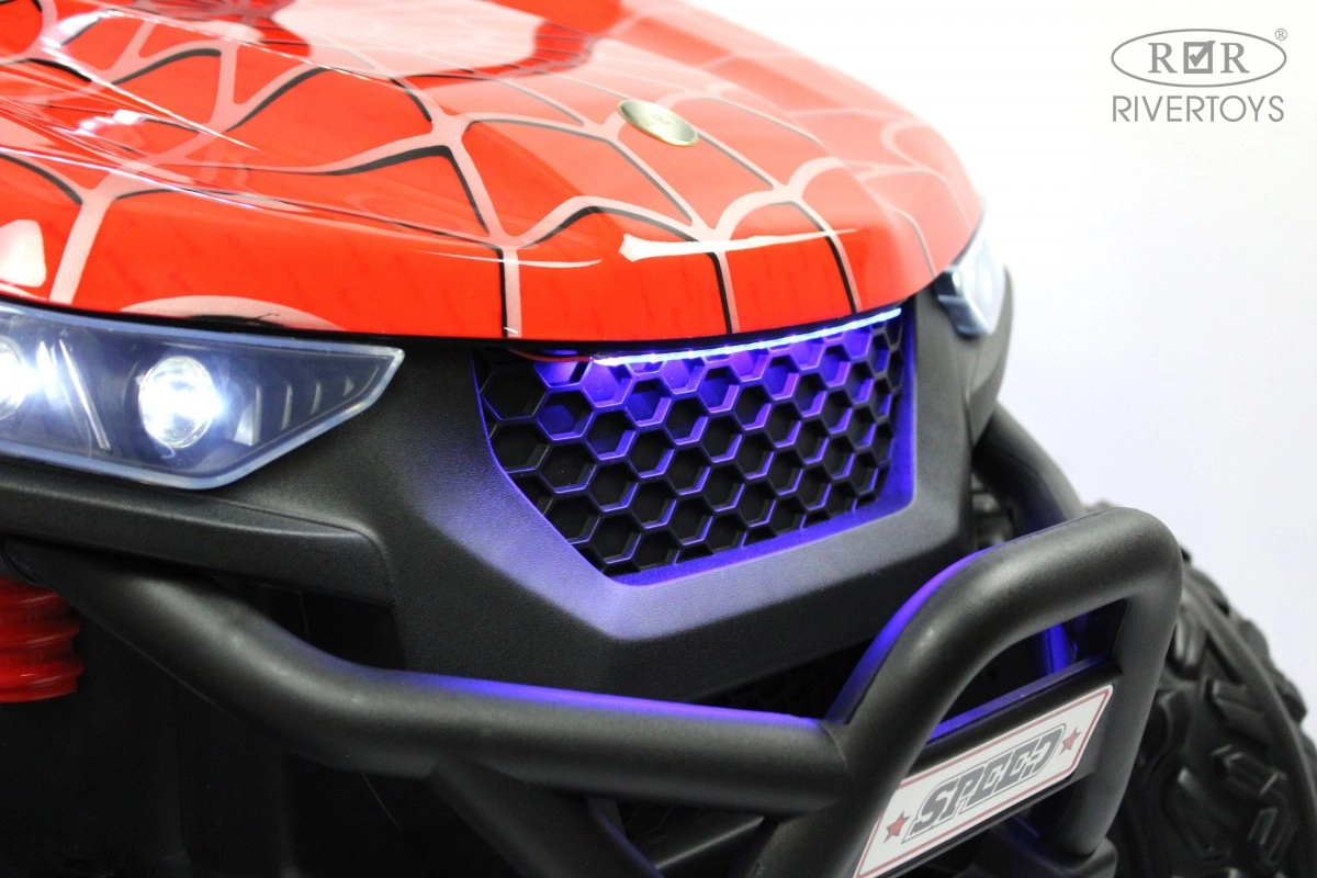 Детский электромобиль RiverToys T777TT 4WD красный Spider 6el4463qr2ftjwhtekeskz03my8e63or