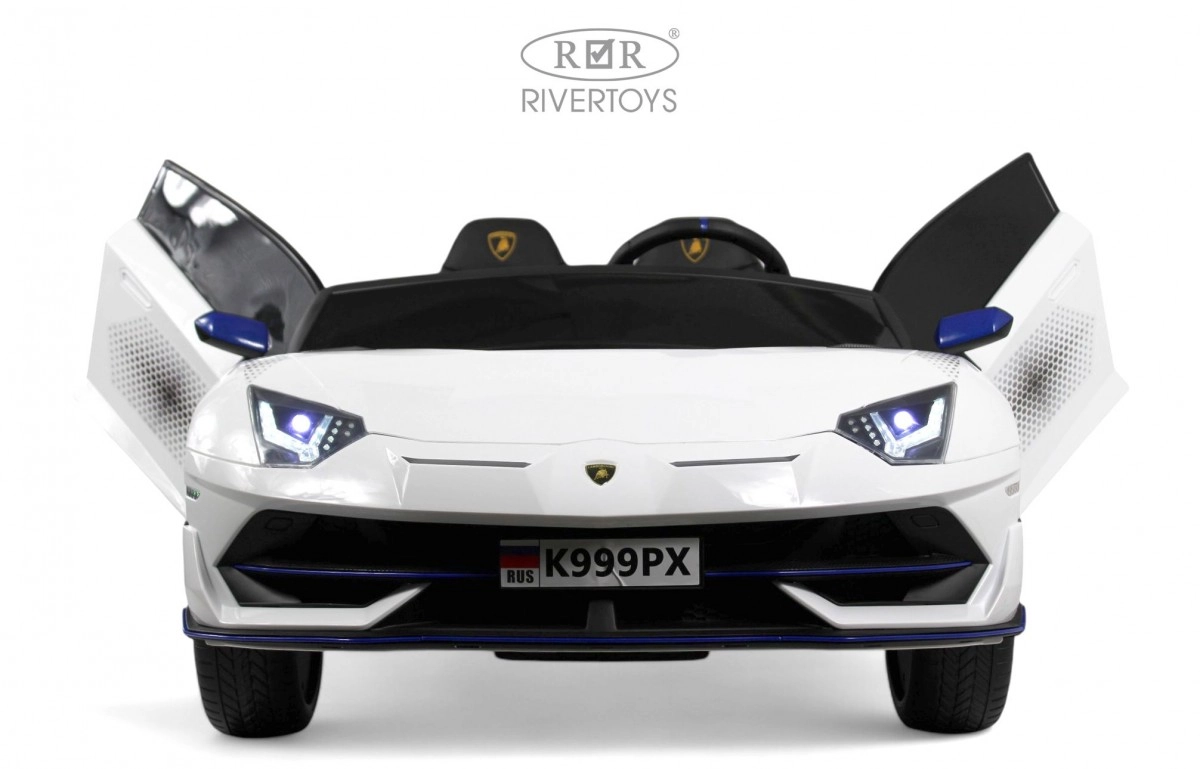 Детский электромобиль RiverToys K999PX белый jtmsp7w1k8xhzkcgxoegiovasm42ny0r