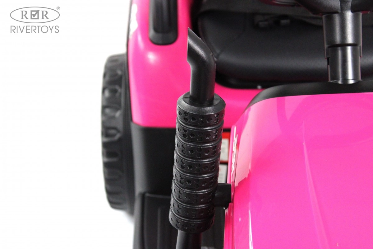 Детский электромобиль RiverToys K111KK розовый 0l2mkz4ql4g1qbqbnk3m1jlx6uplvxdi