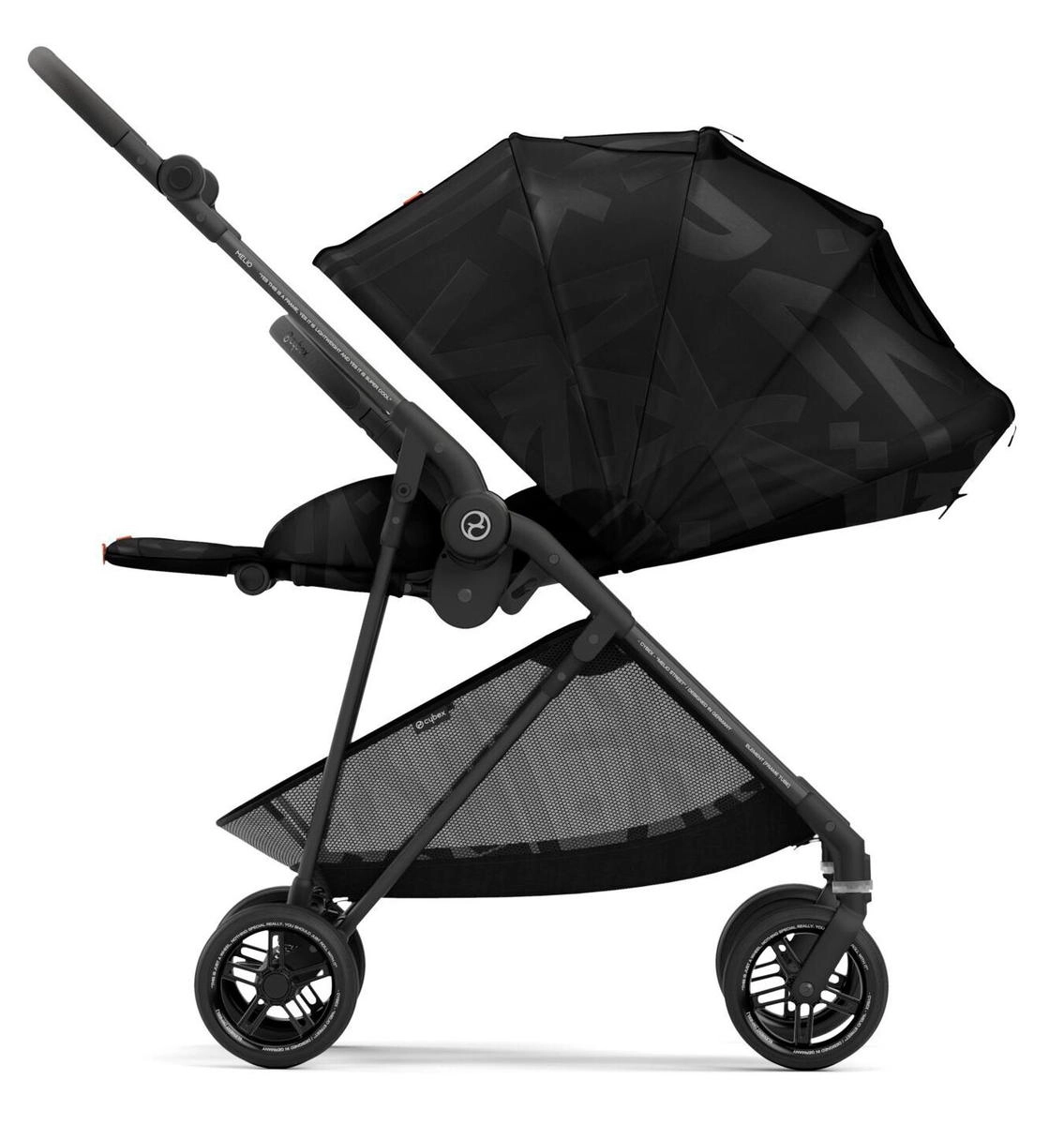 Прогулочная коляска Cybex Melio Street Real Black с дождевиком 6nfxhudimgtn55windglbjhw9esze5ox