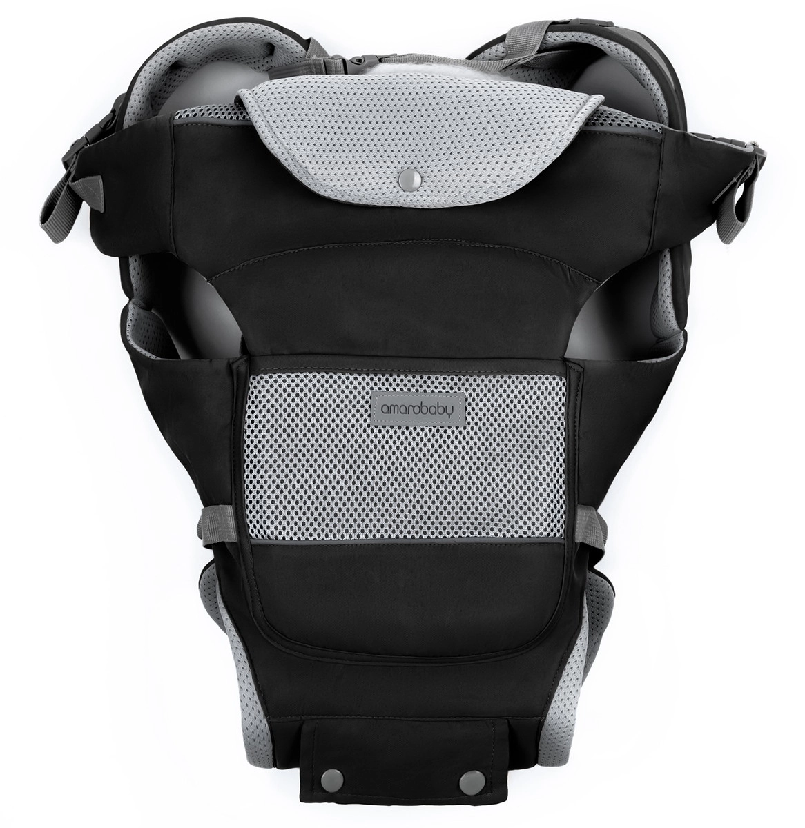 Эрго-рюкзак AmaroBaby Хипсит Carry чёрный 5k75gxxrfqavevlb3p8xiq96h1c82261