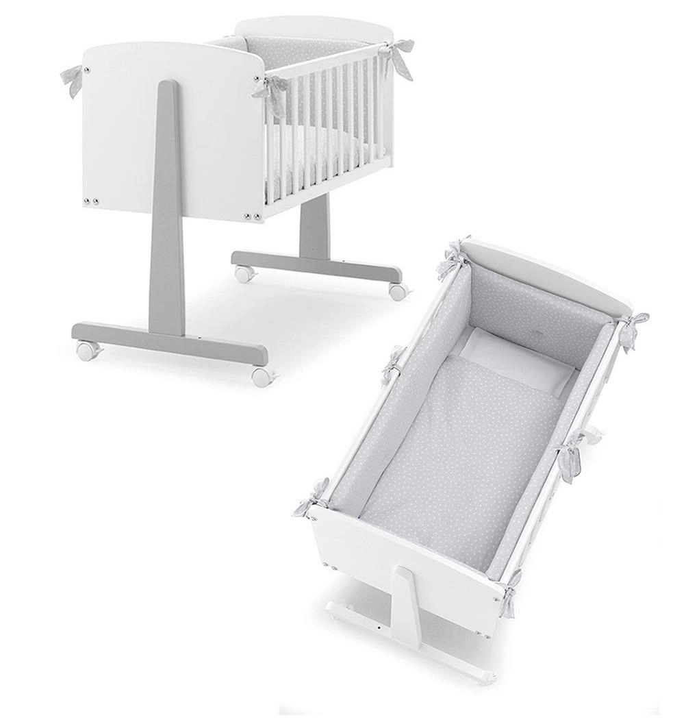 Колыбель Erbesi Ninna Cuoricine белый/серый ljstabtueynyqrhxlby2xi1k85sg3ips