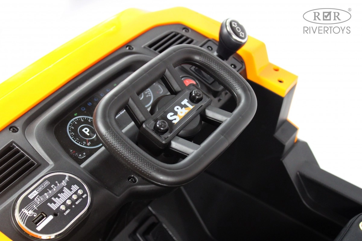 Детский электромобиль RiverToys K555PX оранжевый 2hbi5lybeb4zah0t5cfje1acd5ycbrdu