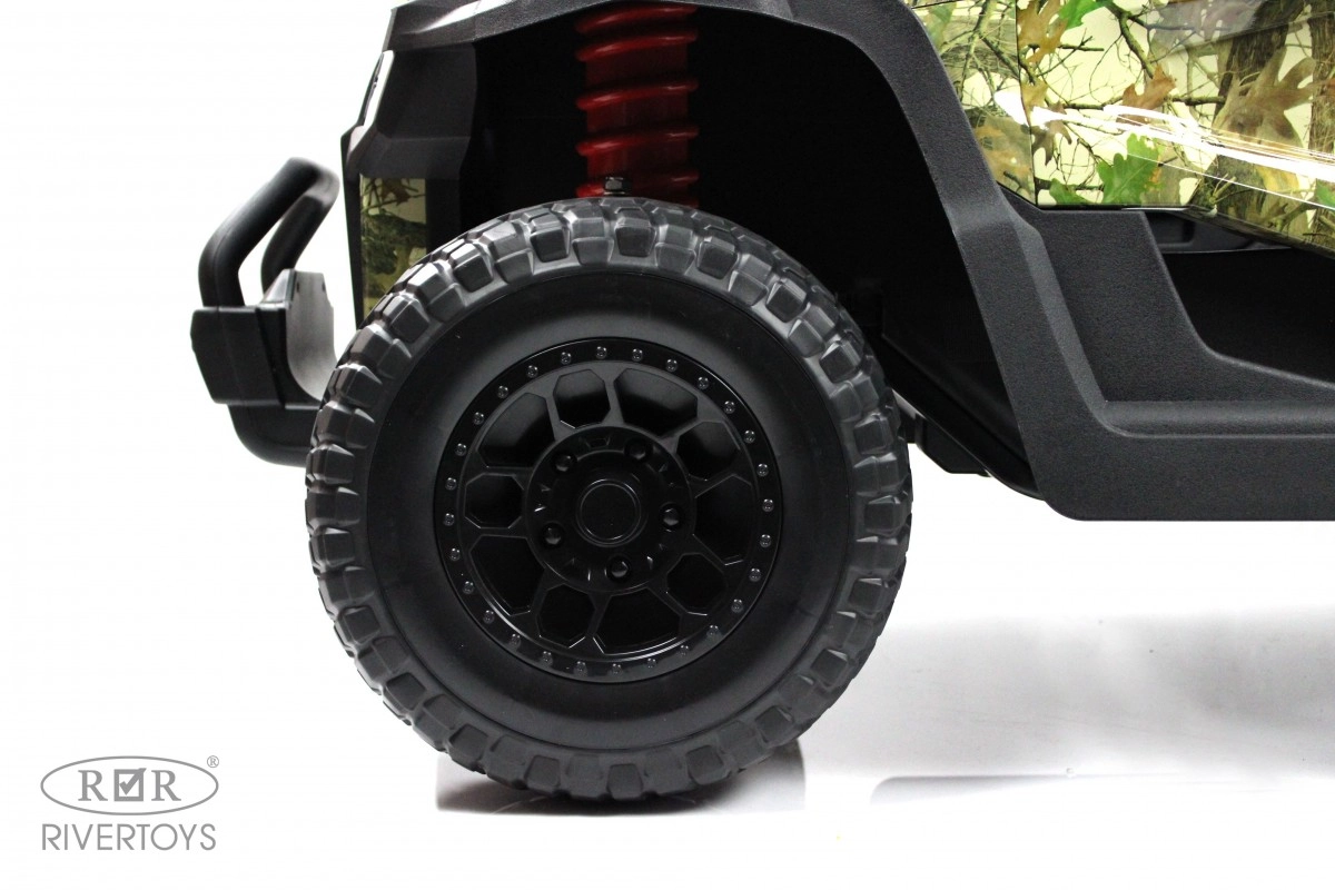 Детский электромобиль RiverToys Buggy P333PP зеленый камуфляж gp0819tqxfqezui4exn4wnsjdm4rky28