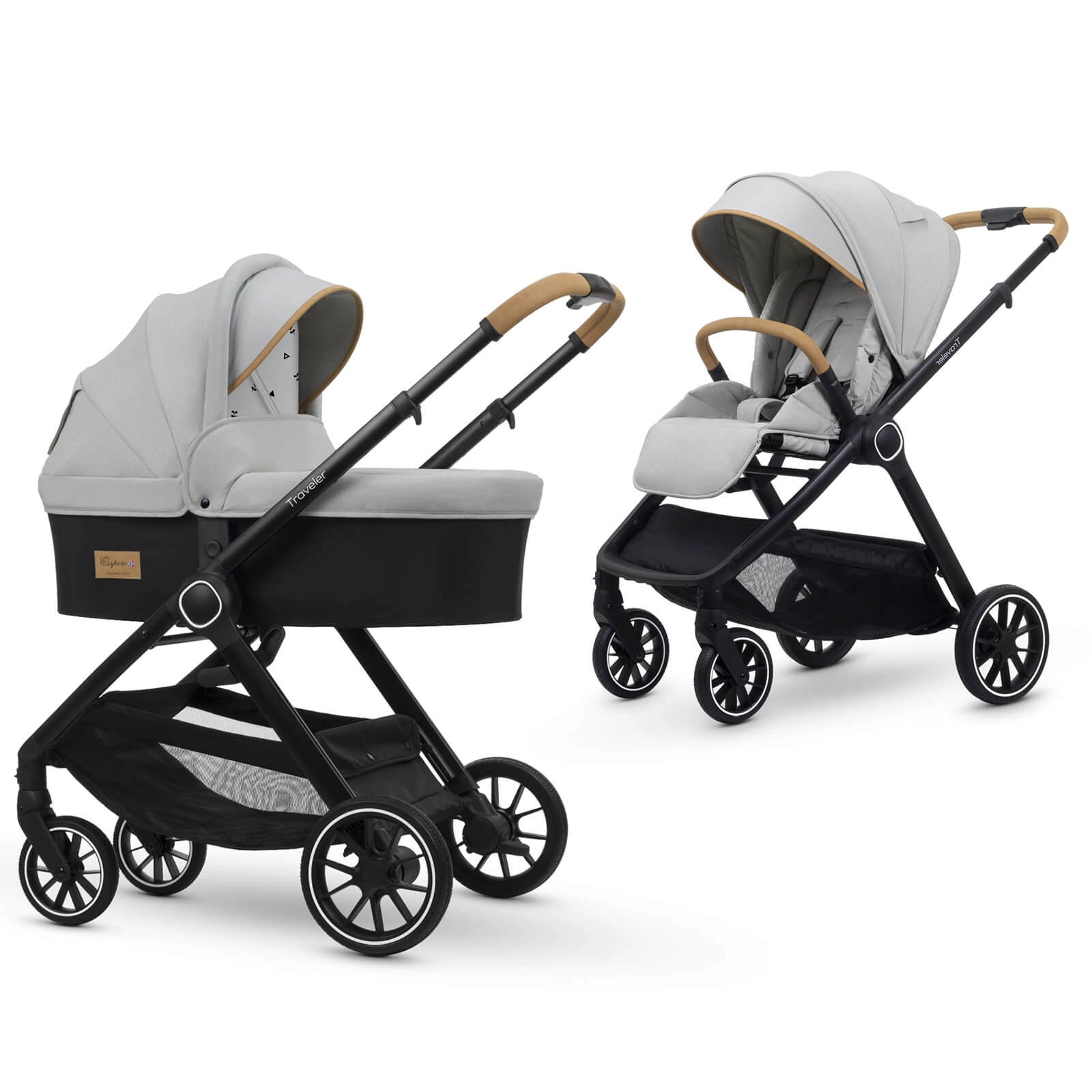 Коляска 2 в 1 Esspero Traveler Grey 108123951-kolyaska-2-v-1-esspero-traveler-grey